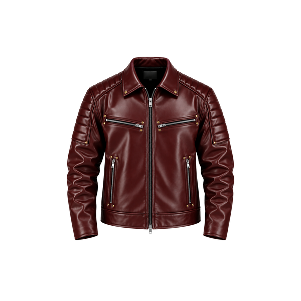 Faux Leather Jacket - DANTE